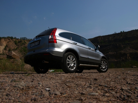 Honda CR-V crossover test-drive Хонда кроссовер ЦРВ Сиерви тест-драйв
