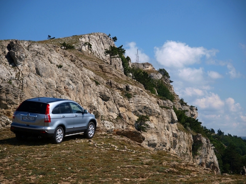Honda CR-V crossover test-drive Хонда кроссовер ЦРВ Сиерви тест-драйв