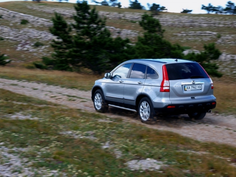 Honda CR-V crossover test-drive Хонда кроссовер ЦРВ Сиерви тест-драйв