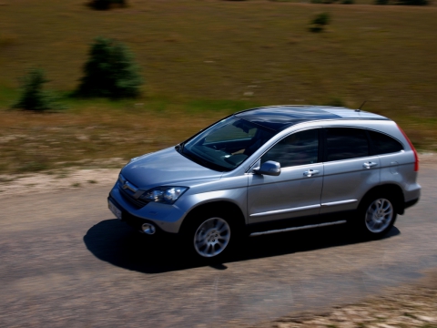 Honda CR-V crossover test-drive Хонда кроссовер ЦРВ Сиерви тест-драйв