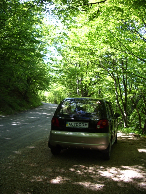 Daewoo Matiz взобрался на Ай-Петри!!